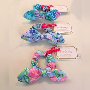 3 NWT Lilly Pulitzer Hair Scrunchies